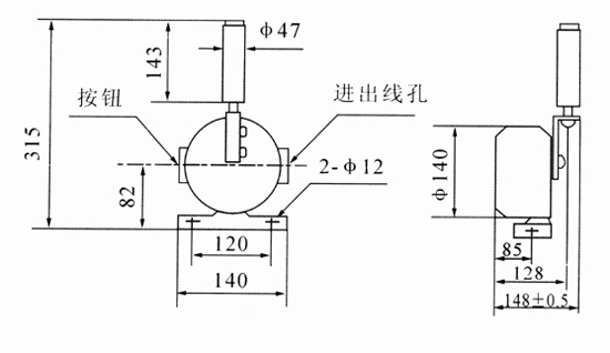 點擊打開原圖 兩級跑偏開關JSB-KPP-S價格化工廠跑偏開關銷售